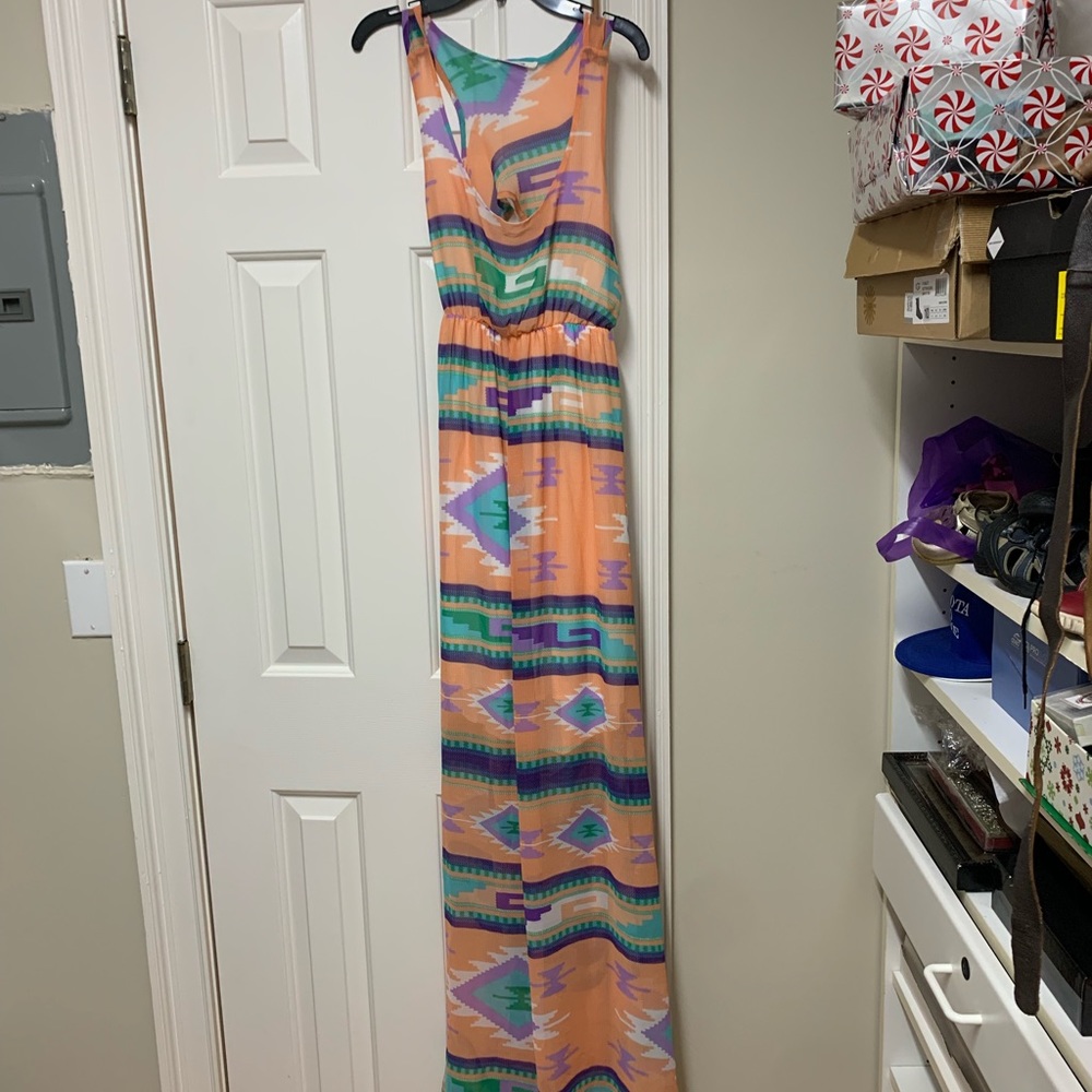 Tribal print maxi